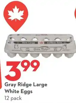 Longo's Gray Ridge Large White Eggs offer