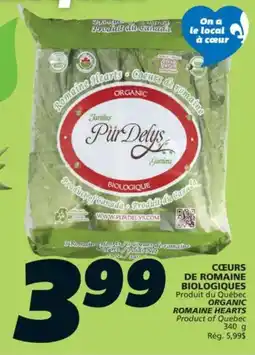 IGA Pur Delys romaine hearts offer