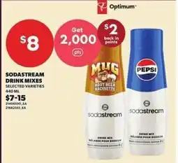 Loblaws Sodastream drink mixes offer