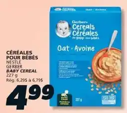 IGA Gerber baby cereal oat offer
