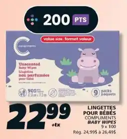 IGA Compliments baby wipes offer