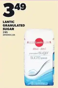 Loblaws Lantic granulated sugar offer