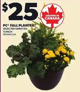Loblaws PC fall planter offer