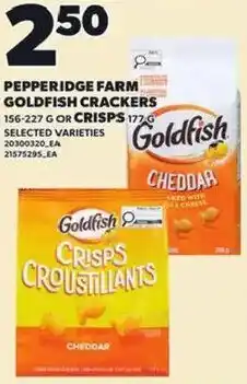 Loblaws Pepperidge Farm Goldfish Crackers offer