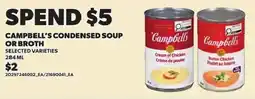 Loblaws Campbell's condensed soup or broth offer