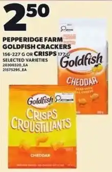 Loblaws Pepperidge Farm Goldfish Crackers offer