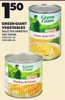 Loblaws Green Giant vegetables offer