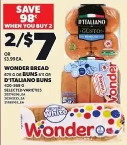 Loblaws Wonder bread offer