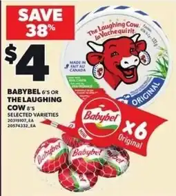 Loblaws Babybel 6's or The Laughing Cow 6's offer