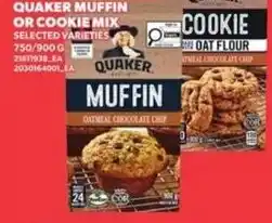 Loblaws Quaker muffin or cookie mix offer
