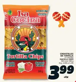 IGA La Cocina tortilla chips offer