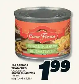 IGA Casa Fiesta sliced jalapenos offer