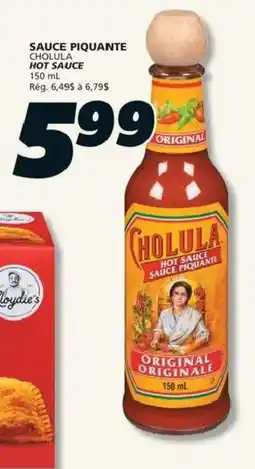 IGA Cholula hot sauce offer