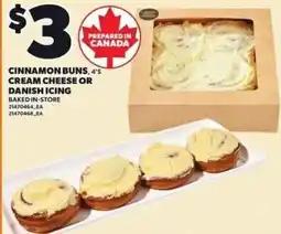 Loblaws Cinnamon buns offer