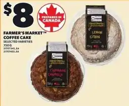 Loblaws Farmer's Market coffee cake offer