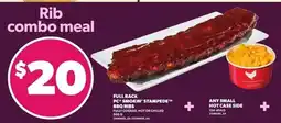 Loblaws PC rib combo meal offer