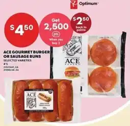 Loblaws Ace gourmet burger or sausage buns offer