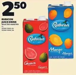 Loblaws Rubicon juice drink selected varieties offer