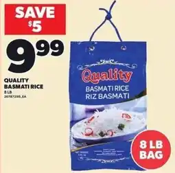 Loblaws Quality basmati rice offer