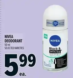Metro Nivea deodorant offer