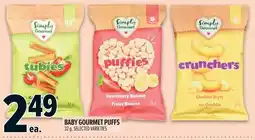 Metro Simply Gourmet baby gourmet puffs offer