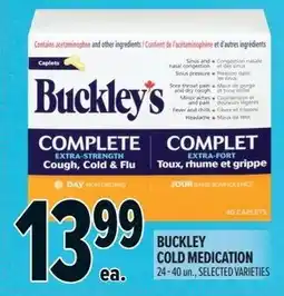 Metro Buckley's complete extra-strength cough cold and flu offer