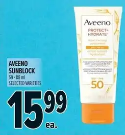 Metro Aveeno sunblock offer