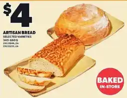 Loblaws Artisan bread offer