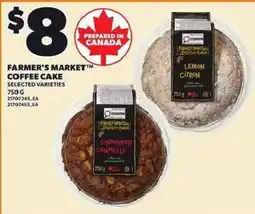 Loblaws Farmer's Market coffee cake offer
