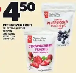 Loblaws PC frozen fruit offer