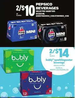 Loblaws Pepsico beverages selected varieties offer