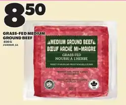 Loblaws Grass-fed medium ground beef offer