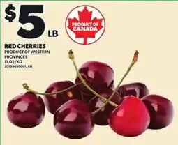 Loblaws Red cherries offer