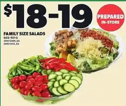 Loblaws family size salads offer