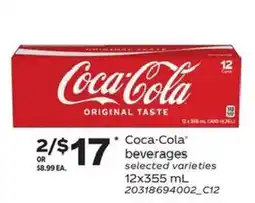 Loblaws Coca-Cola beverages offer