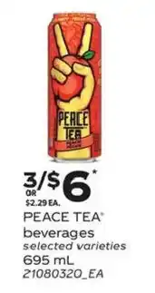 Loblaws Peace Tea Beverages offer