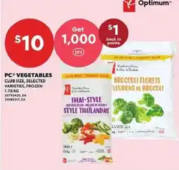 Loblaws PC vegetables offer