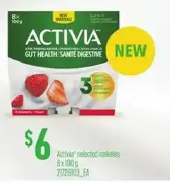 Loblaws Activia selected varieties offer