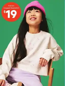 Loblaws Kid Girl Cropped Sweatshirt offer
