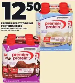 Loblaws Premier ready to drink protein shakes offer