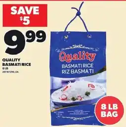 Loblaws Quality basmati rice offer