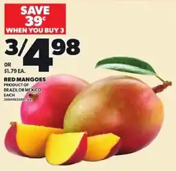 Loblaws Red mangoes offer