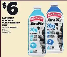 Loblaws Lactantia ultra-pur ultra-filtered milk offer