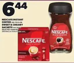 Loblaws Nescafe instant coffee offer