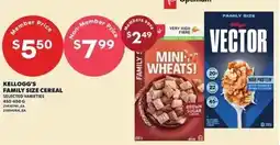 Loblaws Kellogg's family size cereal offer