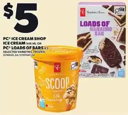 Loblaws PC ice cream shop ice cream offer