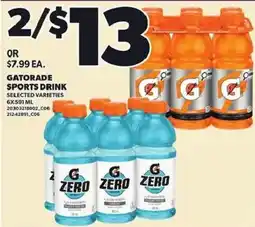 Loblaws Gatorade sports drink offer