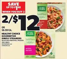Loblaws Healthy Choice Gourmet Simply Steamers offer