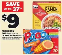 Loblaws Pogo corn dogs offer