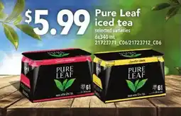 Loblaws Pure Leaf iced tea offer